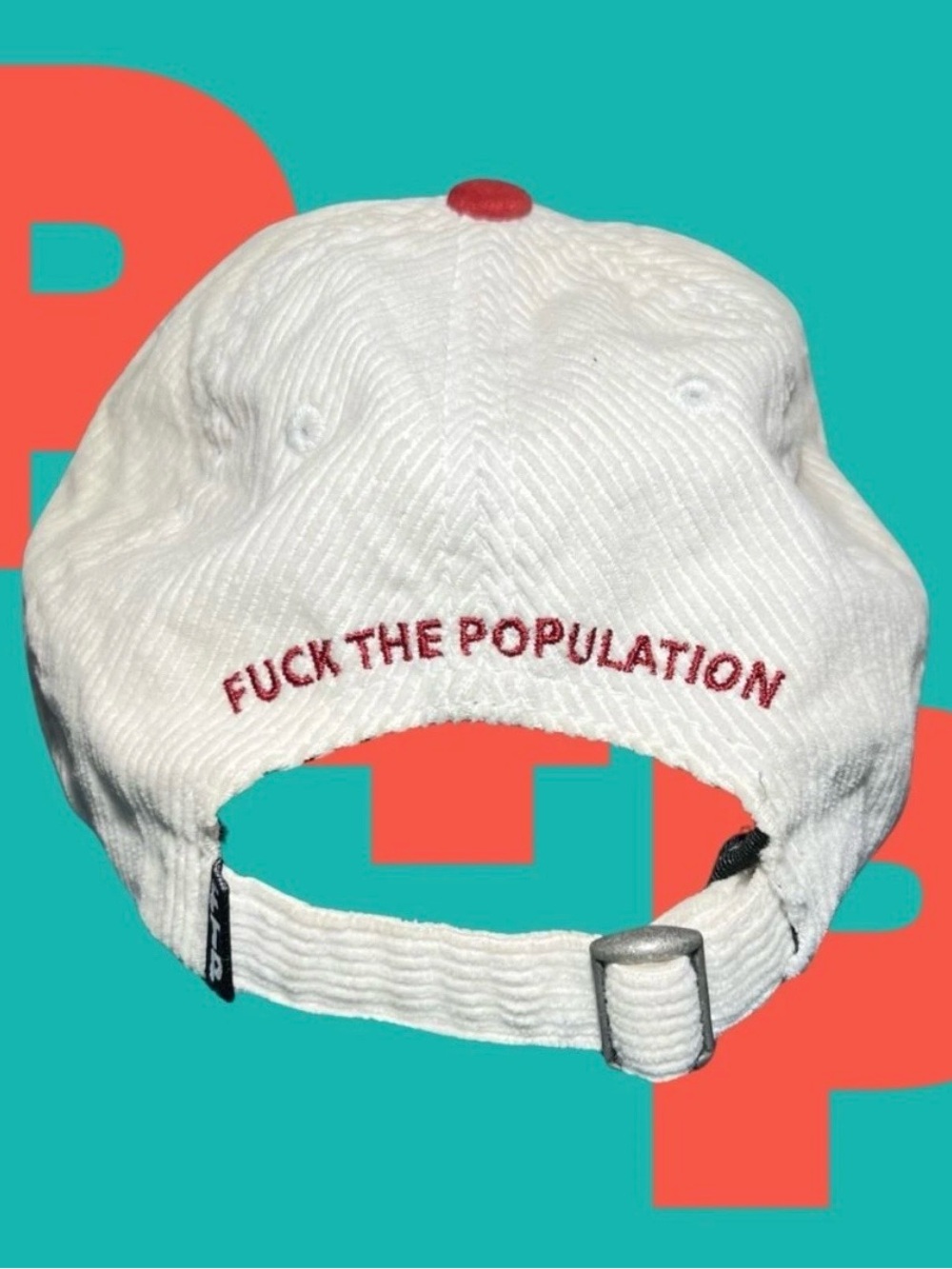 FTP Corduroy Script Hat - Picture 2 of 2